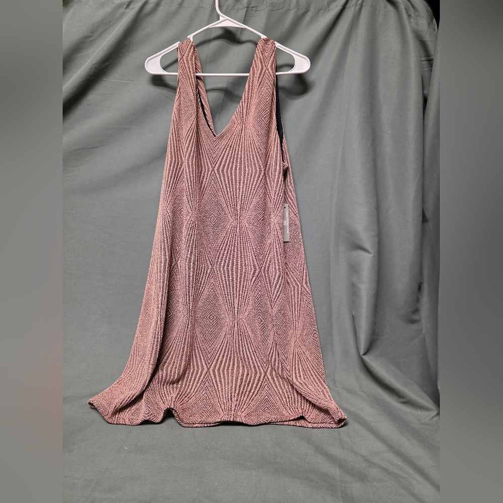 Tart Collections Pink and Black Textured Top